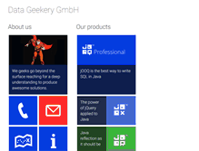 Tablet Screenshot of datageekery.com